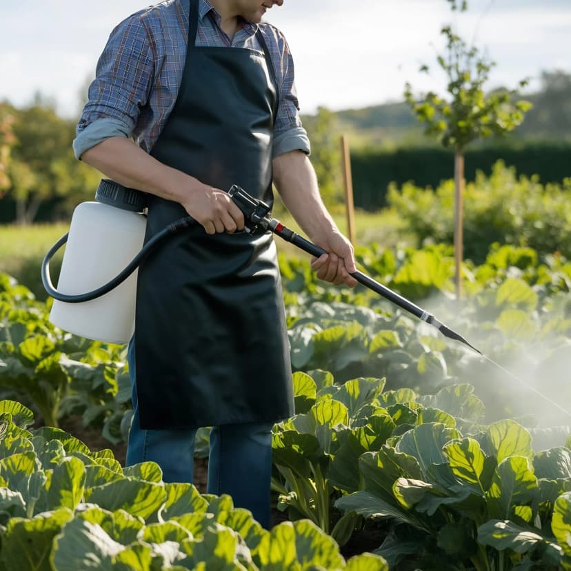 Aplicación foliar de bioestimulante de algas en olivar