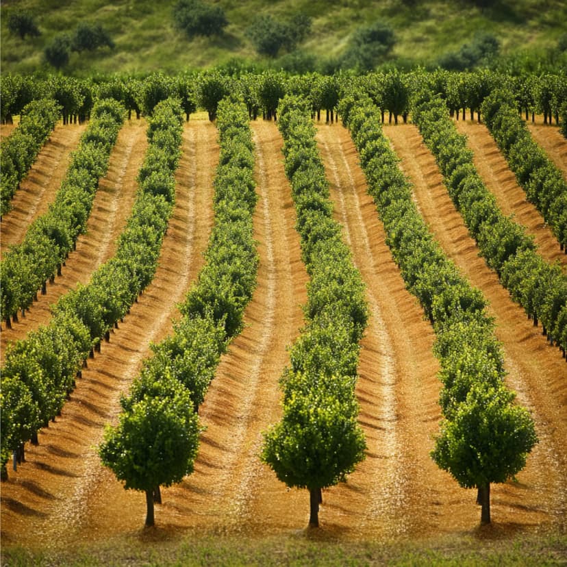 Olivar ecológico con producción abundante tras programa de bioestimulantes