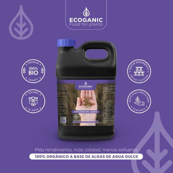 Ecoganic Potassium 20% Liquido - Imagen 2