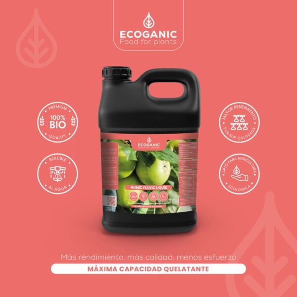 Ecoganic Humic Fulvic Liquid - Imagen 2