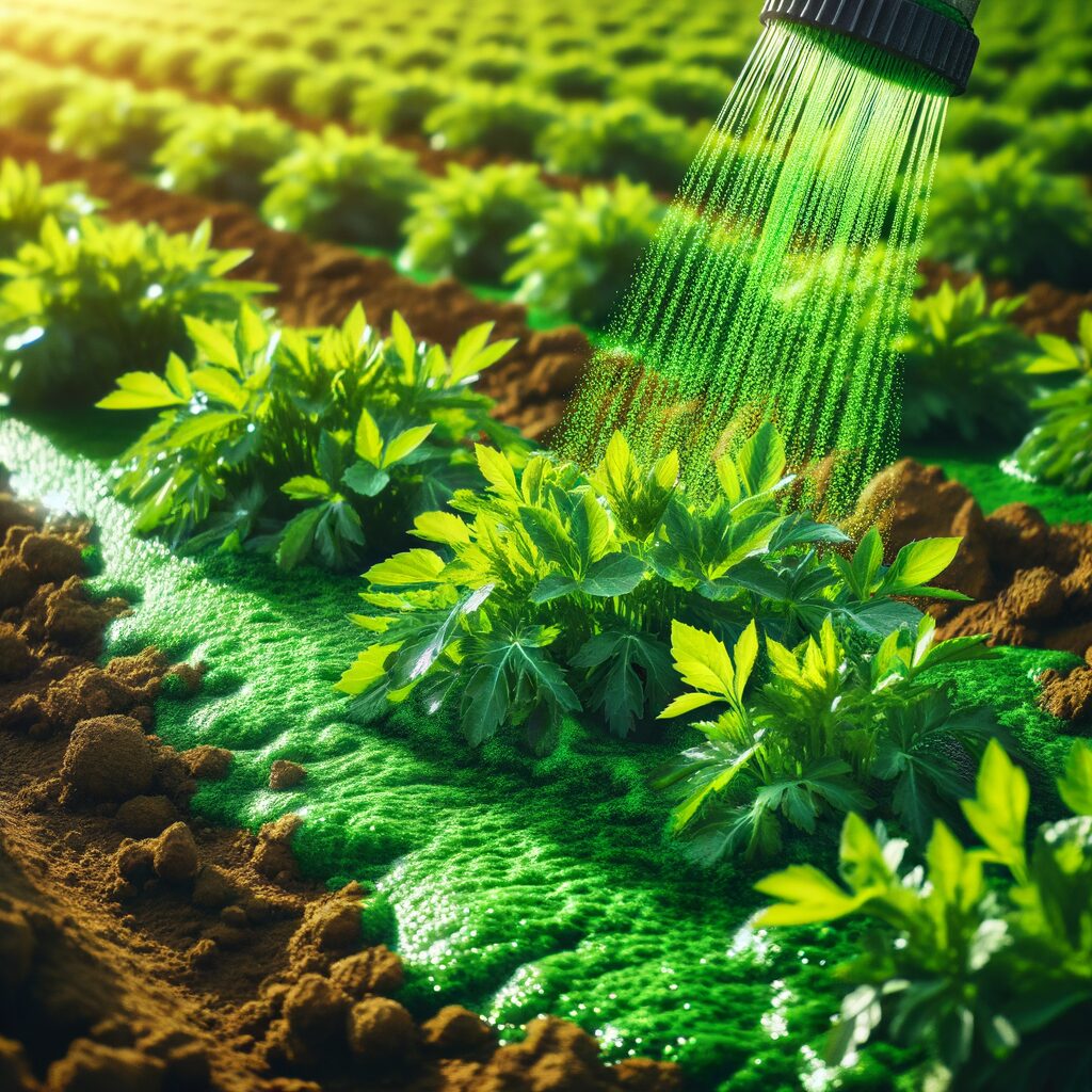 Application of algae extract