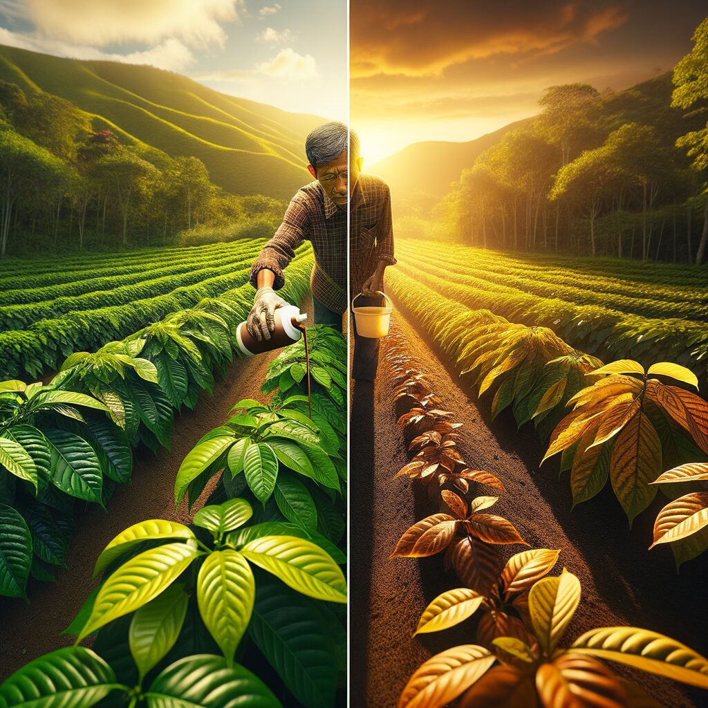 Beneficios de los bioestimulantes en café y cacao