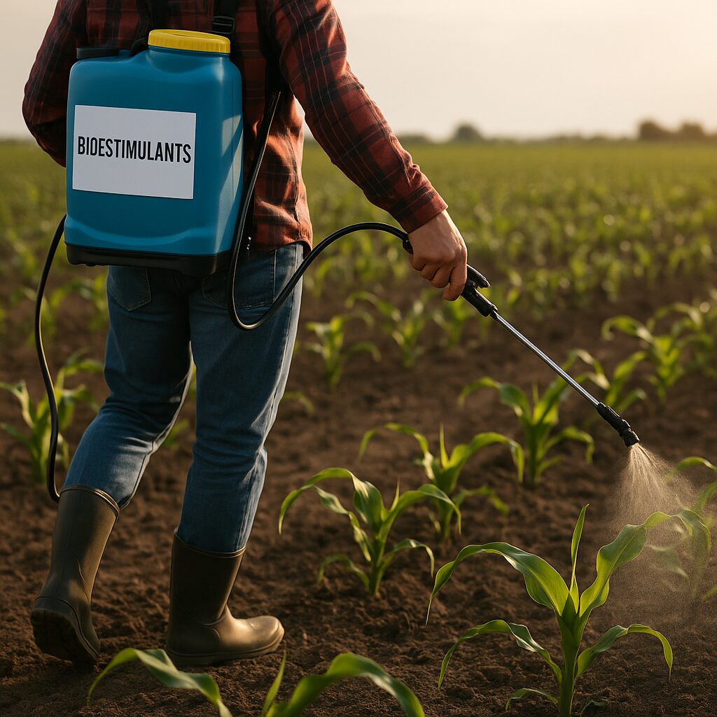 aplicación de bioestimulantes en agricultura